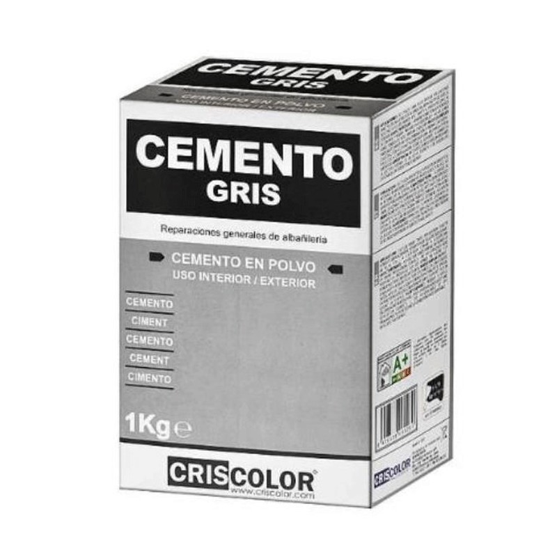 1Kg Cemento Grigio in polvere Criscolor esterno Edilizia Intonacatura Base Muri
