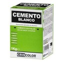 1Kg Cemento Bianco in polvere Criscolor Interno esterno Edilizia presa Rapido