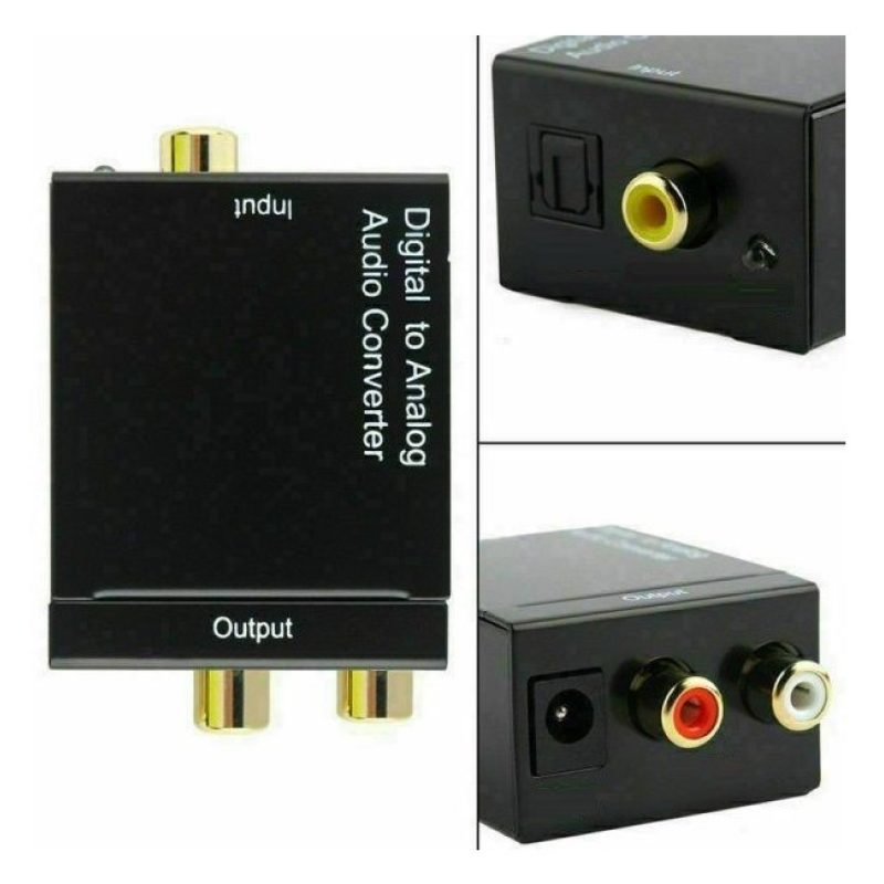 Hongu Convertitore audio da digitale coassiale Toslink SPDIF a anal...