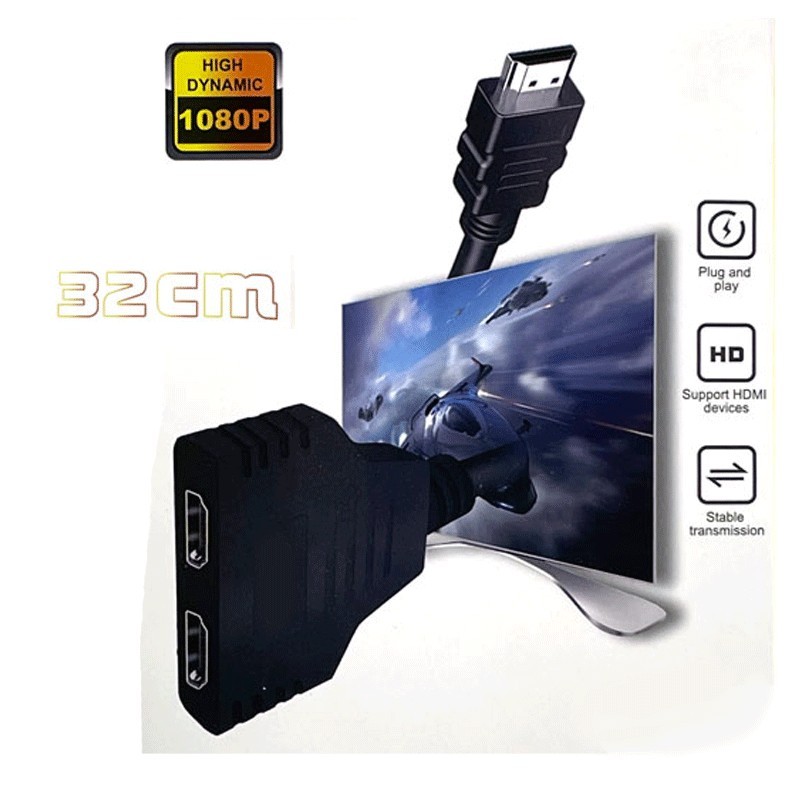 Hongu Cavo HDMI maschio a 2 femmina 1080p sdoppiatore adattatore Co...