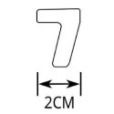 2 pacchi da 10 pz per un totale di 20 formine numero biscotti dolci