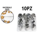 2 pacchi da 10 pz per un totale di 20 formine numero biscotti dolci