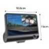 Hongu Telecamera videocamera per auto Full HD 1080p DVR monitor LCD...