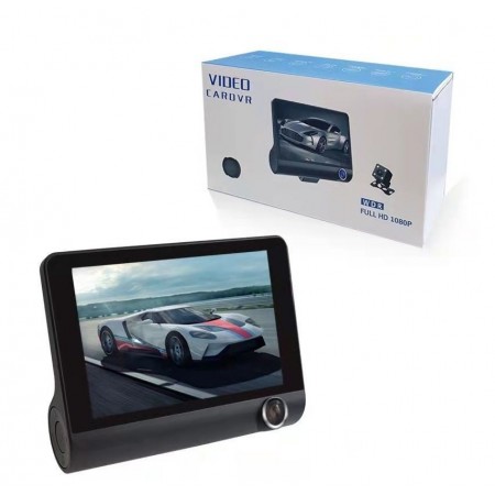 Telecamera videocamera per auto Full HD 1080p DVR monitor LCD DASH CAM 3 lenti