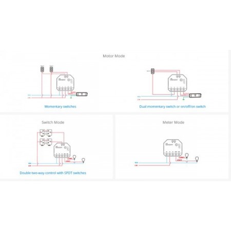 SONOFF Modulo DUALR3 WI-FI SMART SWITCH DUAL Relè EWELINK misurazione due vie