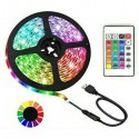 TV STRISCIA STRIP LED USB RGB RETROILLUMINAZIONE 3M BOBINA LUCE INTERNI