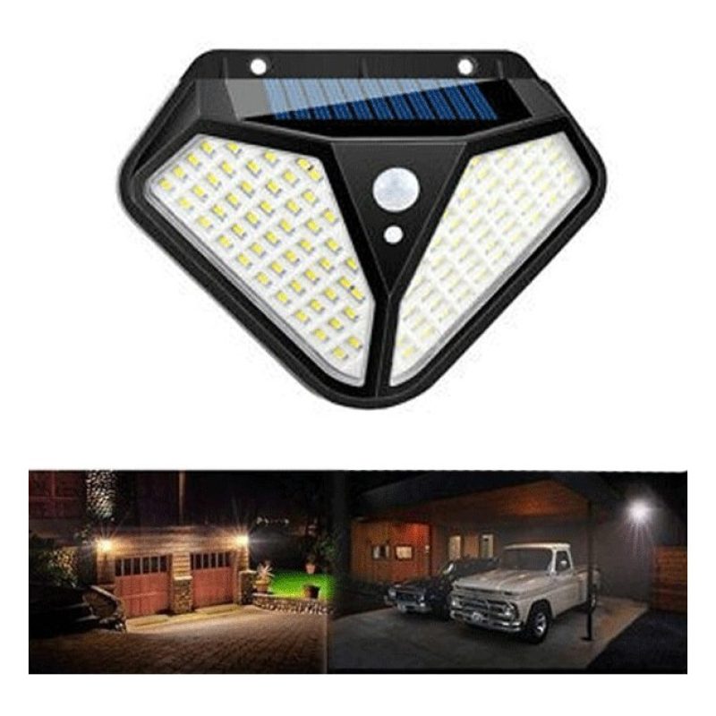 Hongu LAMPADE SOLARE DA ESTERNO SMD LED FARO GIARDINO FARETTO PANNE...