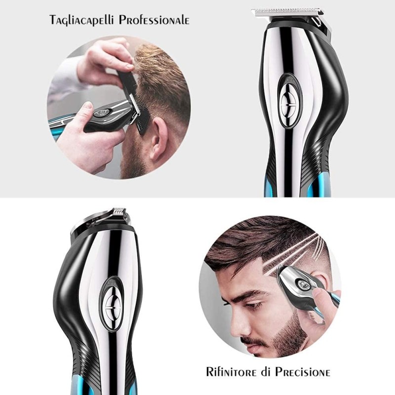 Hongu Kit Taglia capelli 11 in 1 professionale regola barba rasoio ...
