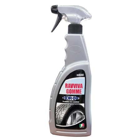 Ravviva gomme pneumatici auto Camion Spray gomma rinnova protegge pulisce 600ml