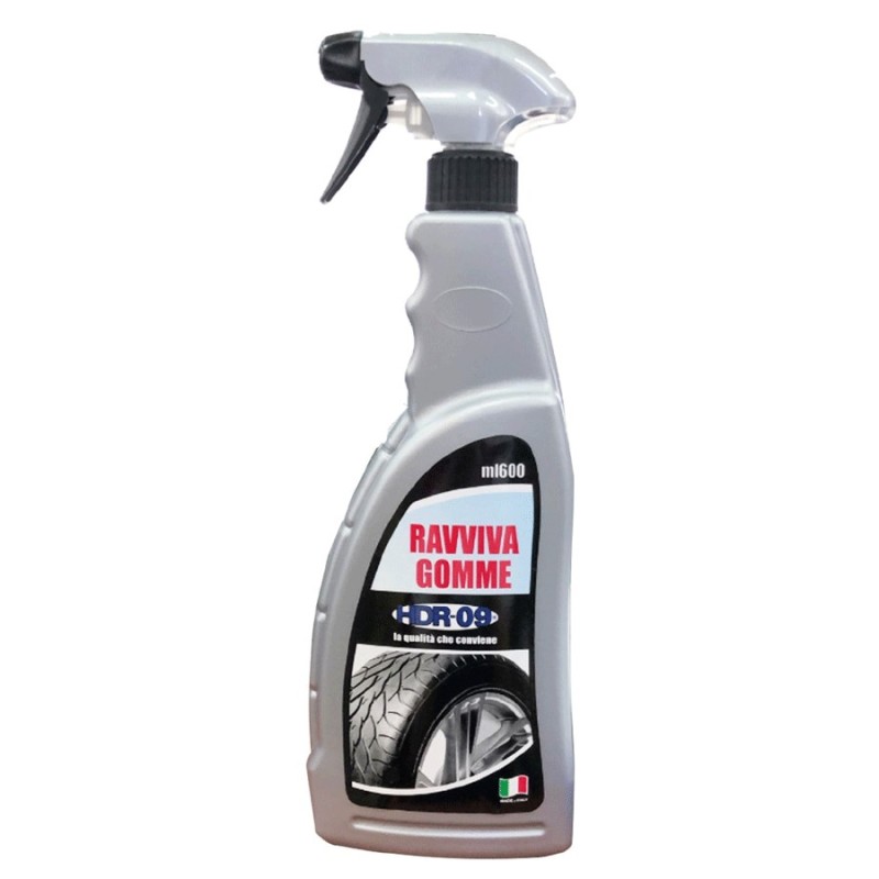 Ravviva gomme pneumatici auto Camion Spray gomma rinnova protegge pulisce 600ml