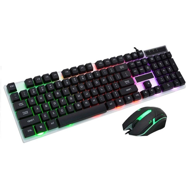 Hongu Gaming tastiera e mouse gioco Led RGB USB Retroilluminata Key...