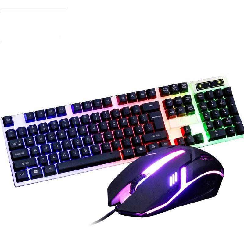 Hongu Gaming tastiera e mouse gioco Led RGB USB Retroilluminata Key...