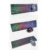 Hongu KIT Tastiera Mouse USB CMK-188 Confortevole RGB retroillumina...