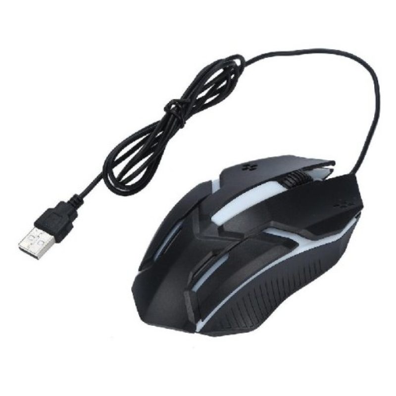 Hongu KIT Tastiera Mouse USB CMK-188 Confortevole RGB retroillumina...