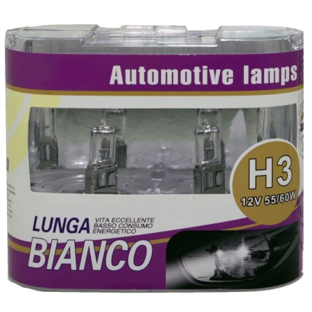 2X H3 Lampadine Lampade Alogene Bianco DC12V 55W Ricambio Auto Veicoli Fari Luce