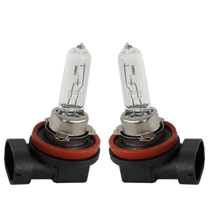 COPPIA FARI LAMPADINE ALOGENE AUTO ATTACCO H11 BIANCO 4300K ALTA LUMINOSITA 55W