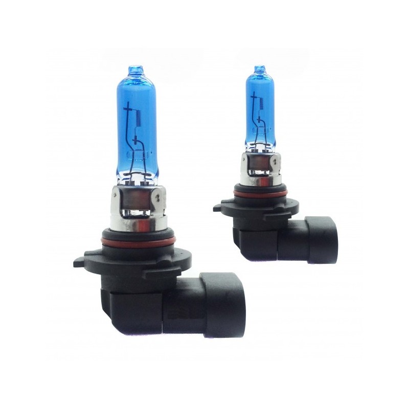 COPPIA FARI LAMPADINE ALOGENE AUTO ATTACCO 9005 BIANCO 5500K ALTA LUMINOSITA 55W