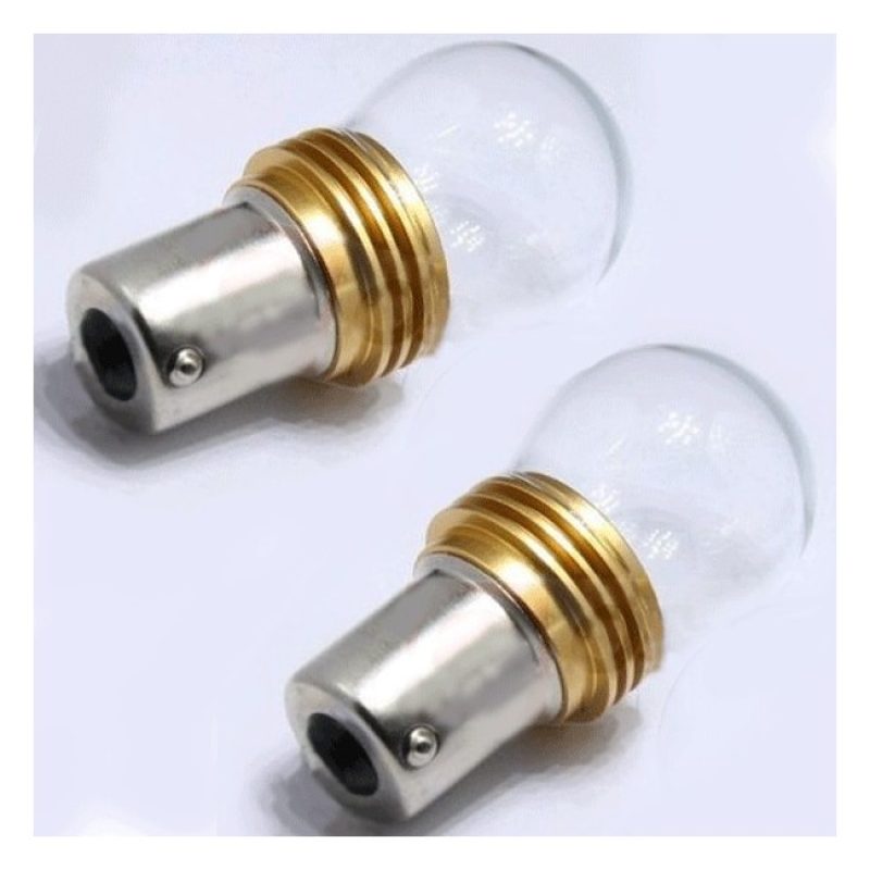 Hongu LAMPADA LAMPADINA AUTO 15 LED SMD AUTO A BAIONETTA 2 PIN LUCE...