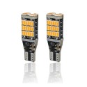 2 LAMPADE 12V LAMPADINA CANBUS AUTO CAMPER 45 SMD luce coppia T15 MOTO