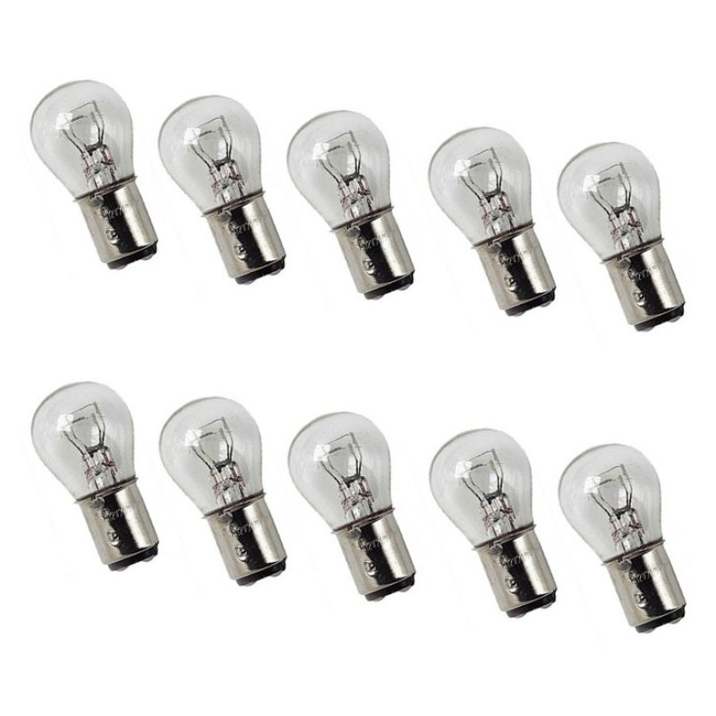 Hongu 10x Lampade alogene P21 5 W luci 12V 1157 auto fari luce due ...
