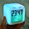 Hongu Cubo Orologio Sveglia Digitale Luce LED Multi Colore Termomet...