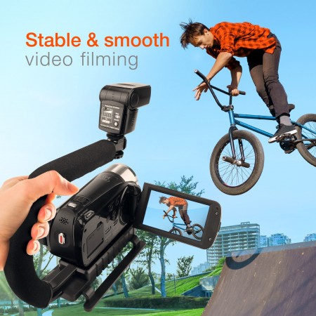 Stabilizzatore staffa U per fotocamera e videocamera supporto portatile maniglia