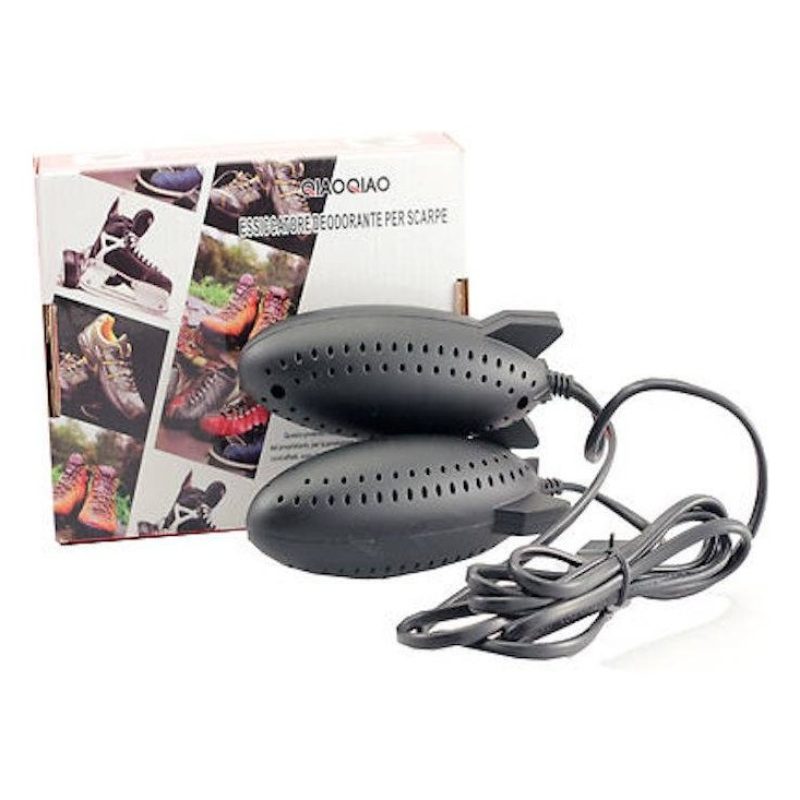 Coppia asciuga scarpe essiccatore deodorante sterilizzatore deumidificatore elettrico - Anti odori elimina umidità per calzature