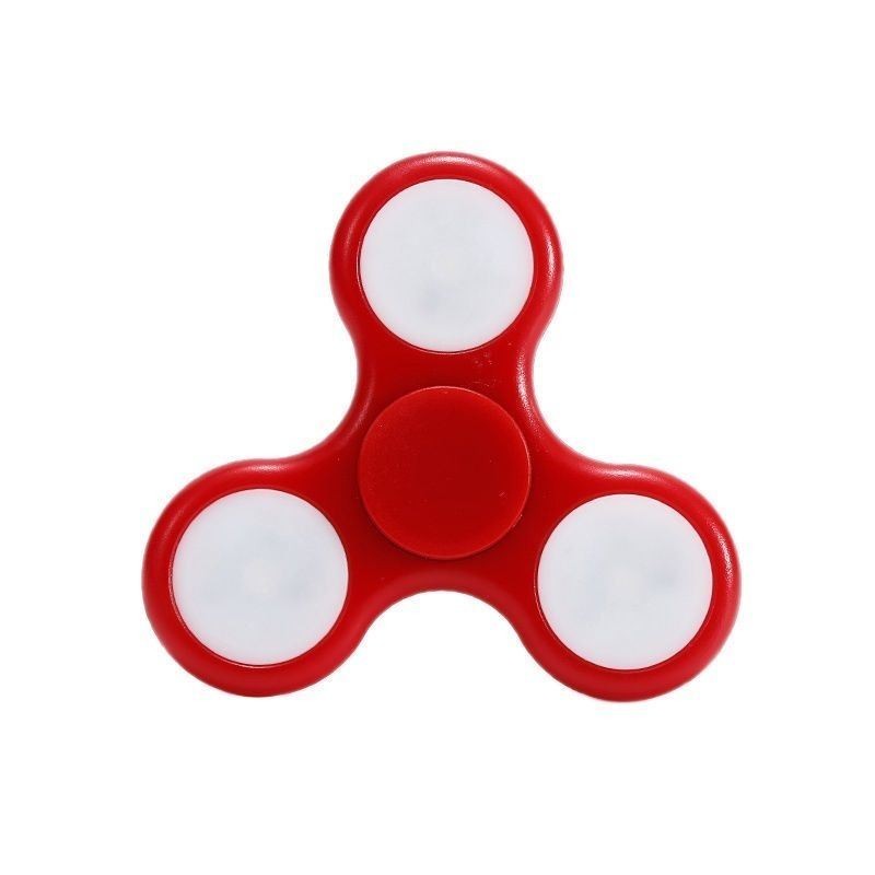 3x fidget spinner antistres cuscinetto sfera rilassante antistress tascabile LED
