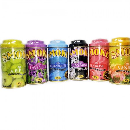 4x Profumo Deodorante Mangia Odori Fumo Posacenere sigaretta aroma profumazione