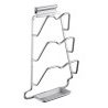 Hongu Porta coperchi per pentola 3 spazi cucina metallo stoviglie t...