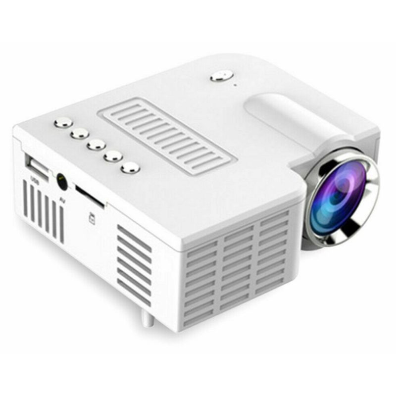 Mini proiettore LED 1080P Full HD Home Theater Cinema AV VGA SD USB...