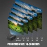 Mini proiettore LED 1080P Full HD Home Theater Cinema AV VGA SD USB...