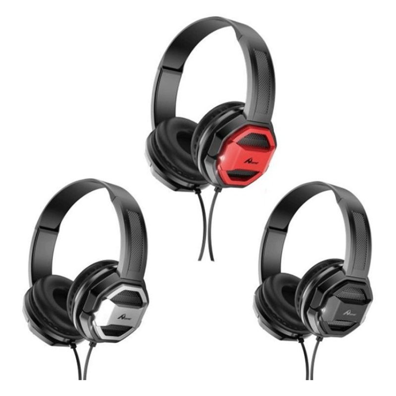 Hongu Cuffie stereo cablate sovrauricolari con microfono jack 3,5mm...