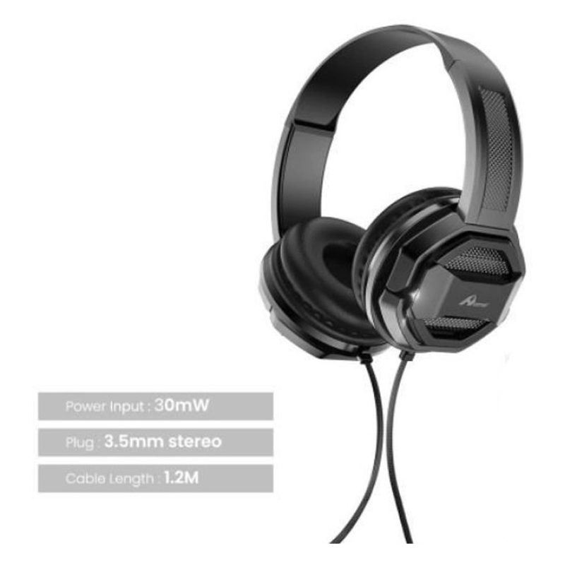 Hongu Cuffie stereo cablate sovrauricolari con microfono jack 3,5mm...