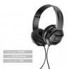 Hongu Cuffie stereo cablate sovrauricolari con microfono jack 3,5mm...