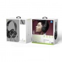 Cuffie stereo cablate sovrauricolari con microfono jack 3,5mm cavo bass gaming