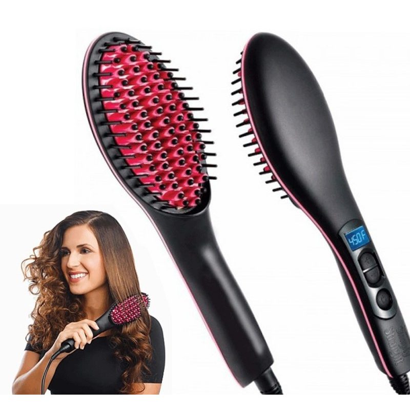 SPAZZOLA LISCIANTE CAPELLI PROFESSIONALE STRAIGHT ARTIFACT IN CERAM...