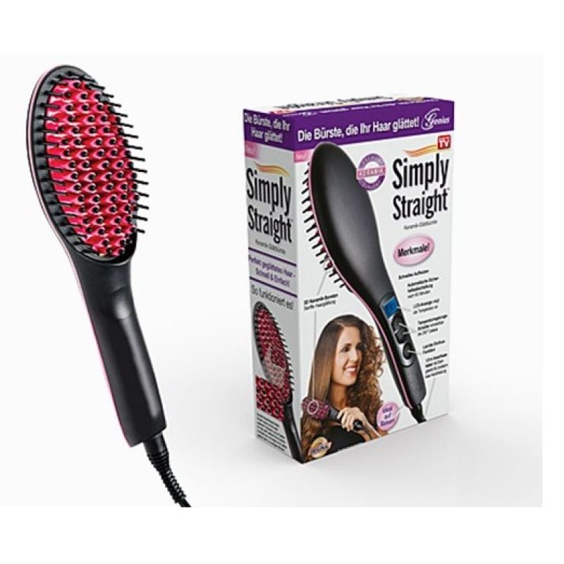 SPAZZOLA LISCIANTE CAPELLI PROFESSIONALE STRAIGHT ARTIFACT IN CERAM...