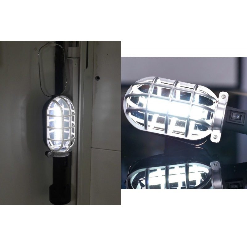 Hongu LAMPADA TORCIA LAVORO CALAMITA PORTATILE LED FARO DA OFFICINA...