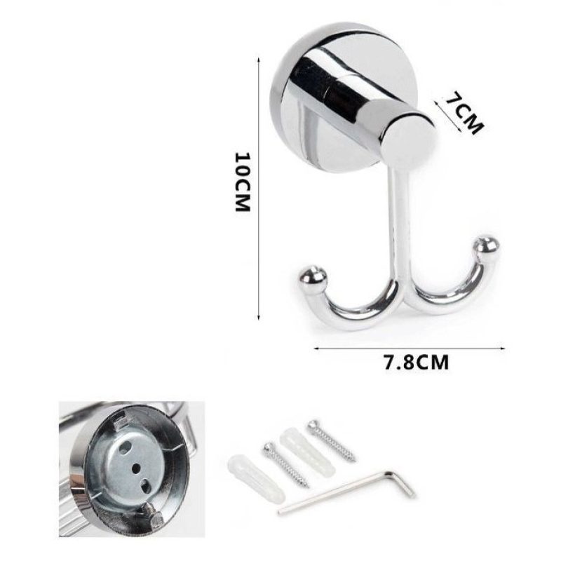 Hongu GANCIO APPENDIABITI BAGNO MURO GANCI ASCIUGAMANI CASA CROMATO...