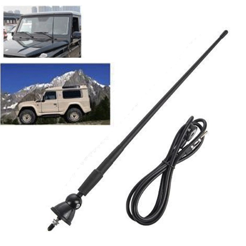 Antenna universale per auto in alluminio AM FM Camper SUV Radio Stereo Segnale