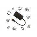Hub Sdoppiatore 4 Porte USB 3.0 Multi Porta Laptop SS PC Notebook Splitter Nero