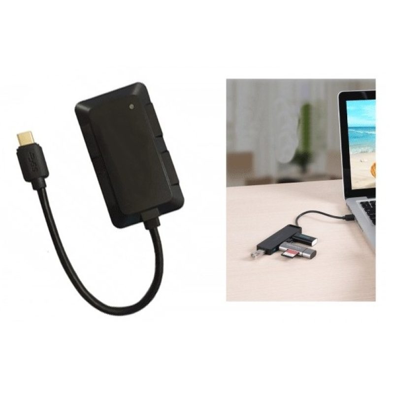 Hongu Hub Sdoppiatore 4 Porte USB 3.0 Multi Porta Laptop SS PC Note...