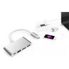 Hongu Hub Sdoppiatore USB su USB 3.0 2.0 Adattatore cavo tipo-C car...