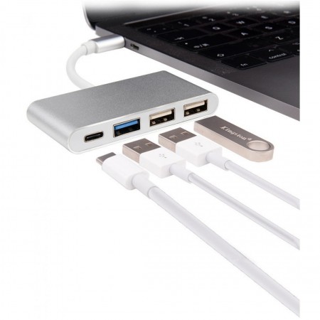 Hub Sdoppiatore USB su USB 3.0  2.0 Adattatore cavo tipo-C carica convertitore
