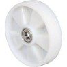 RUOTA RICAMBIO RUOTE CARRELLO TRANSPALLET 180 200*50 PLASTICA NYLON...