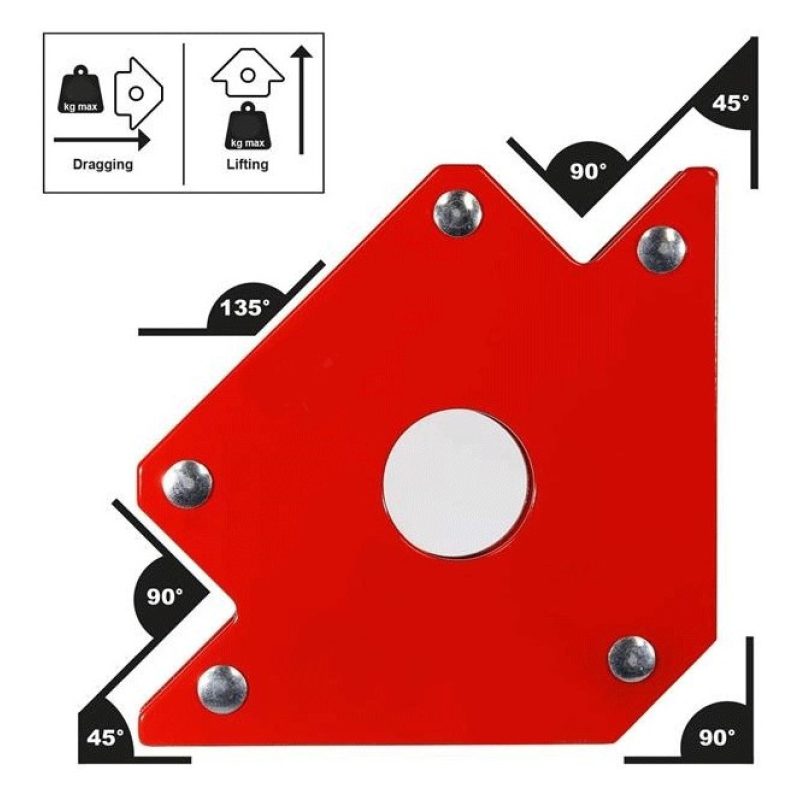 Hongu SQUADRA MAGNETICA PER SALDATURA POSIZIONATORE SUPPORTO ANGOLA...