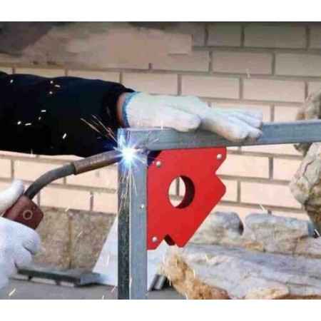 SQUADRA MAGNETICA PER SALDATURA POSIZIONATORE SUPPORTO ANGOLARE CALAMITA 22 KG