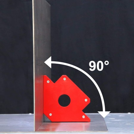SQUADRA MAGNETICA PER SALDATURA POSIZIONATORE SUPPORTO ANGOLARE CALAMITA 22 KG