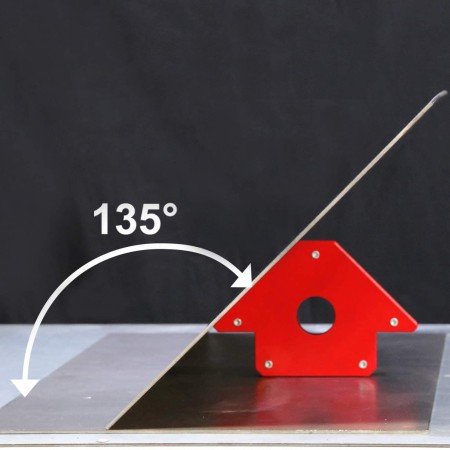 SQUADRA MAGNETICA PER SALDATURA POSIZIONATORE SUPPORTO ANGOLARE CALAMITA 22 KG